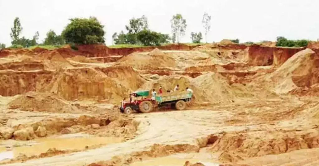Three tractors seized in Rewa illegal mining case.