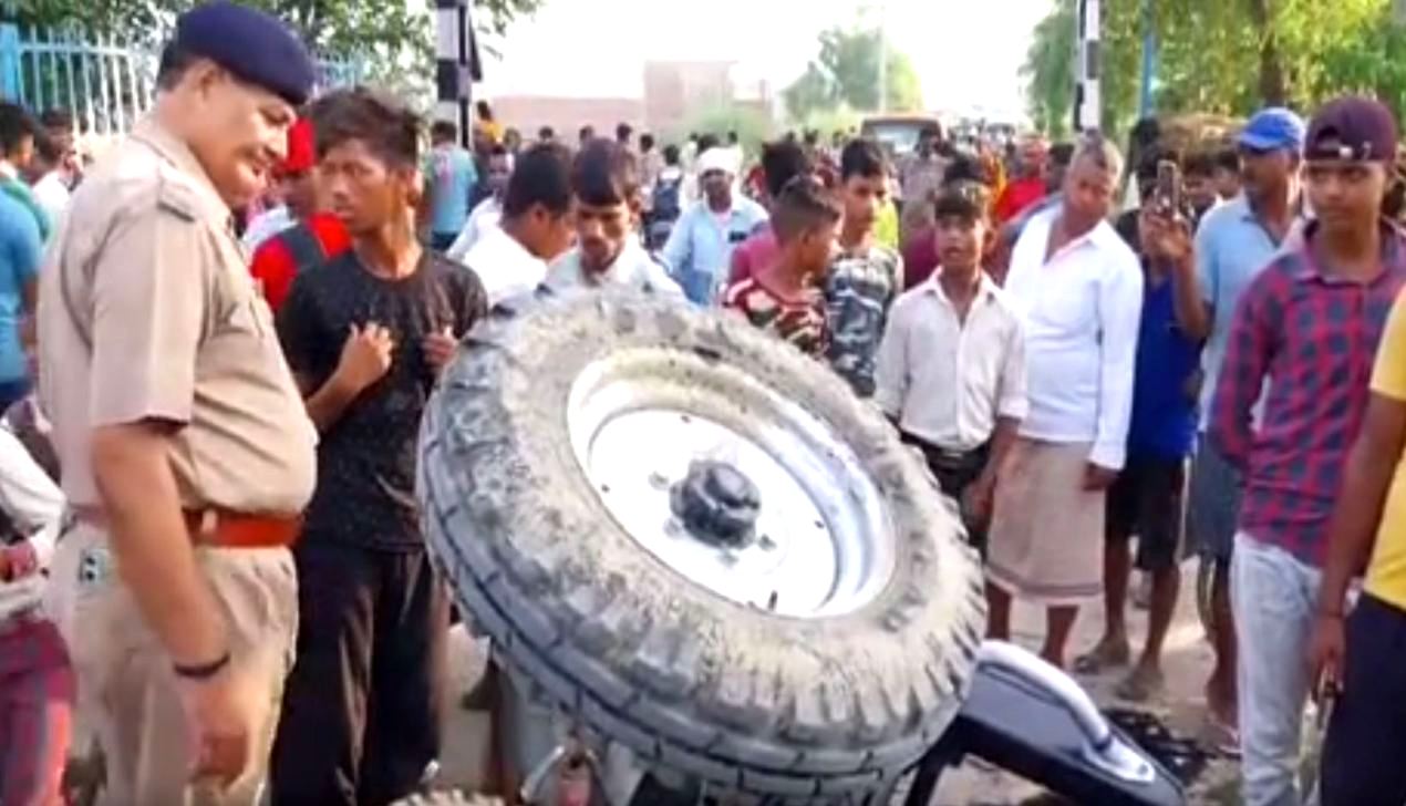 Train Accident: 1 person died tragically in collision between tractor and train